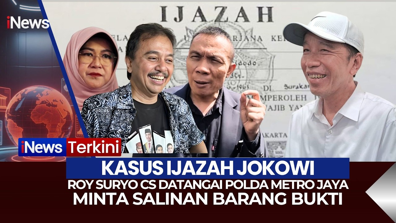 🔴MINTA SALINAN BARANG BUKTI KASUS IJAZAH JOKOWI, ROY SURYO CS DATANGI POLDA METRO JAYA (05/02)