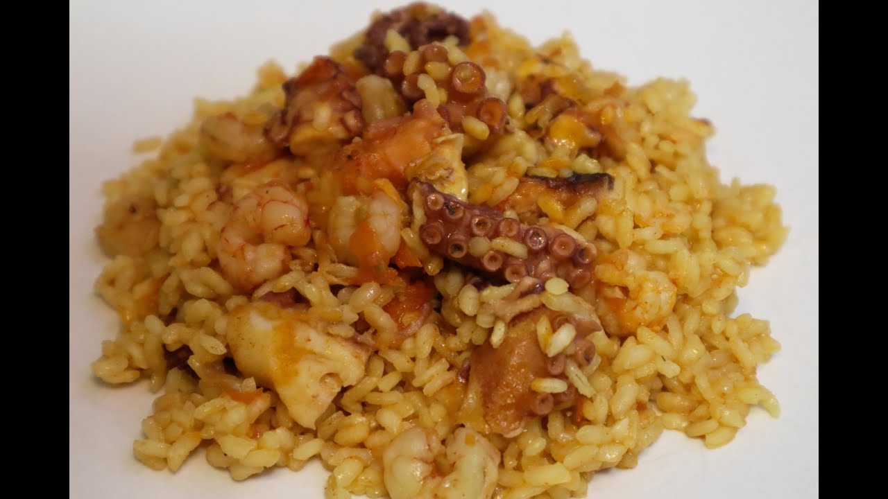 Increible lo simple y fácil que es de preparar este delicioso arroz con gambas y pulpo