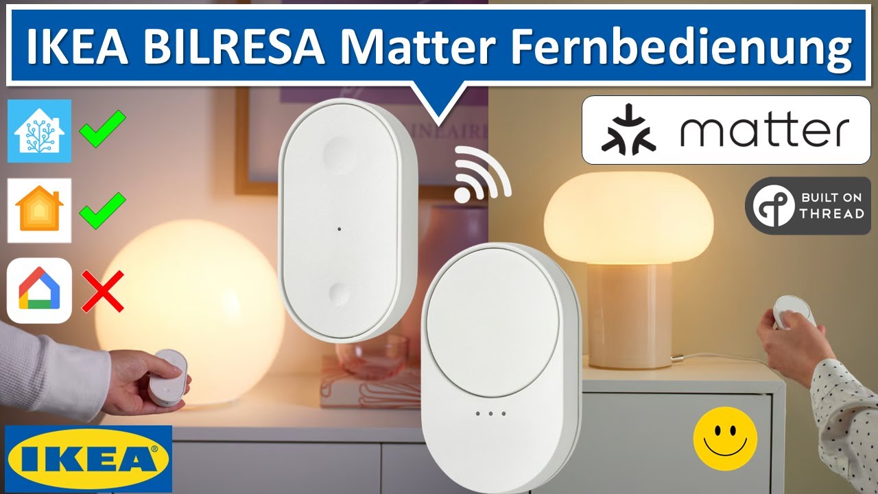 NEU: IKEA BILRESA Matter Fernbedienung, taugt die was? Funktionen & Möglichkeiten…?
