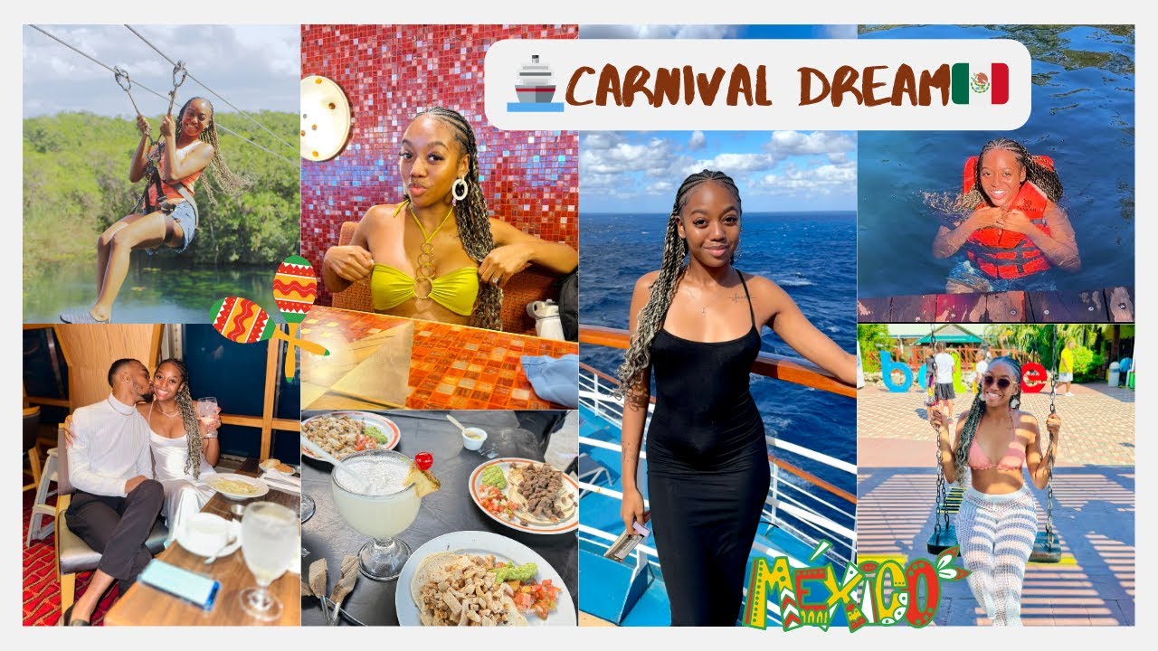 Life on CARNIVAL CRUISE🚢🌴 First Baecation + Belize + Costa Maya + Cozumel + Zip-lining🇲🇽