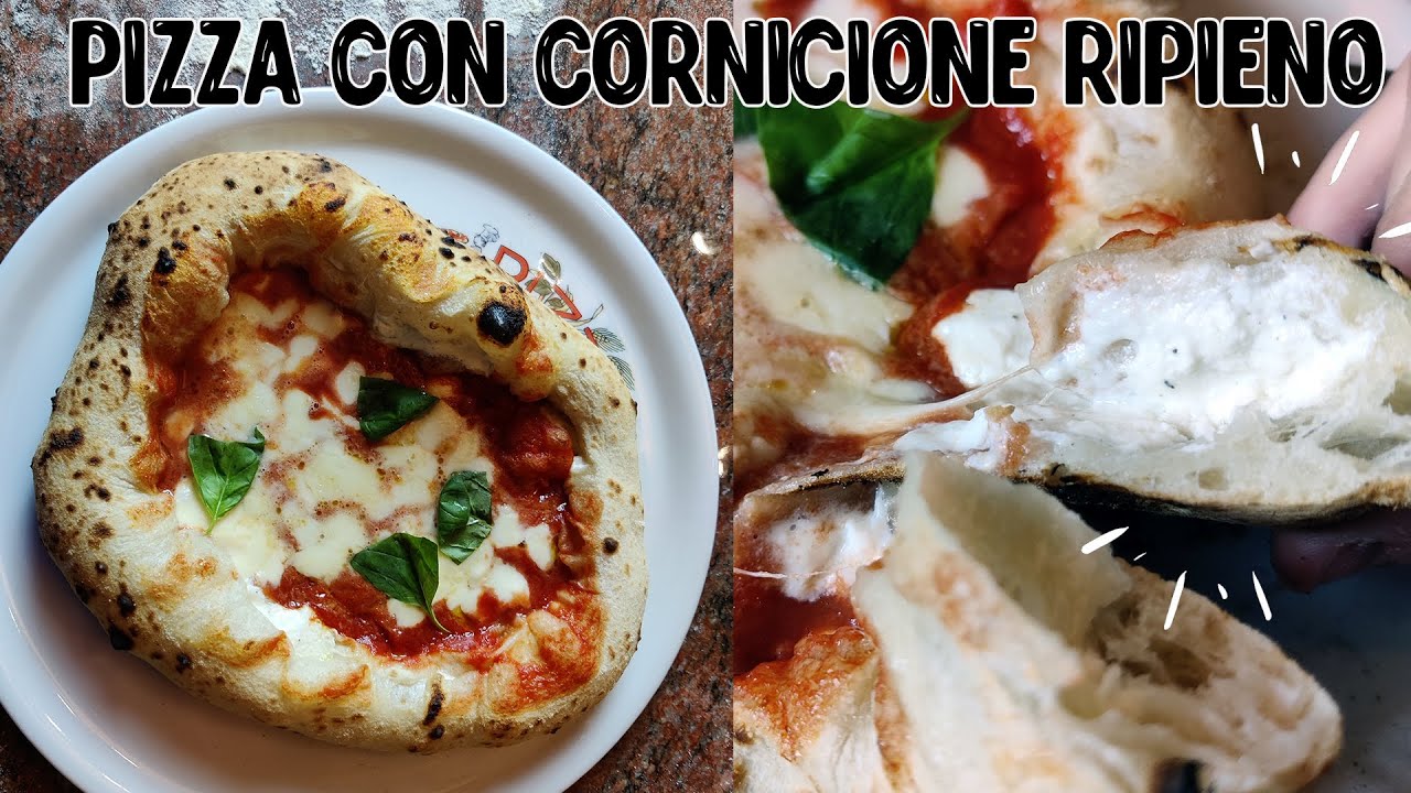 PIZZA CON CORNICIONE IMBOTTITO FATTA IN CASA - (Cornicione Ripieno) Idee Per La pizza EP. 5