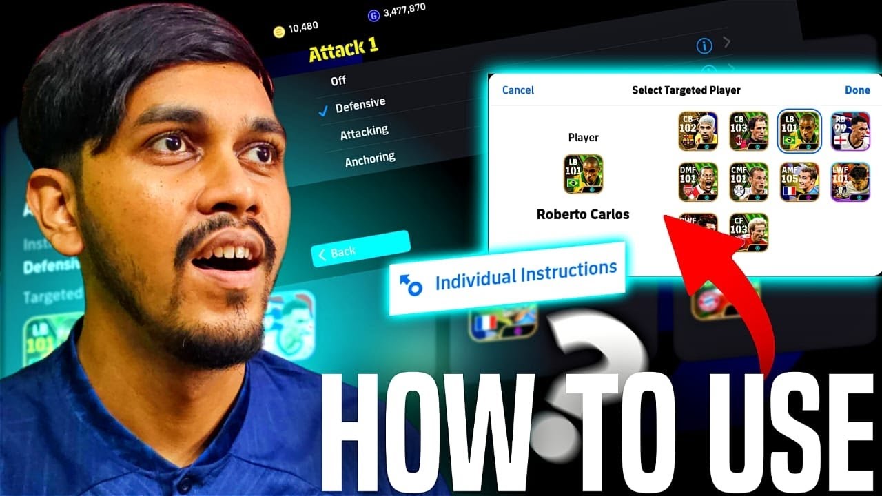 Полное руководство по индивидуальным инструкциям | eFootball 24