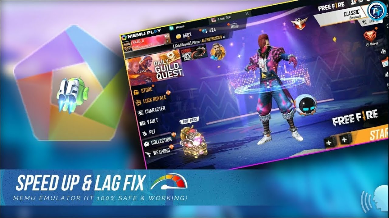 Free Fire Lag Fix In MEmu Emulator