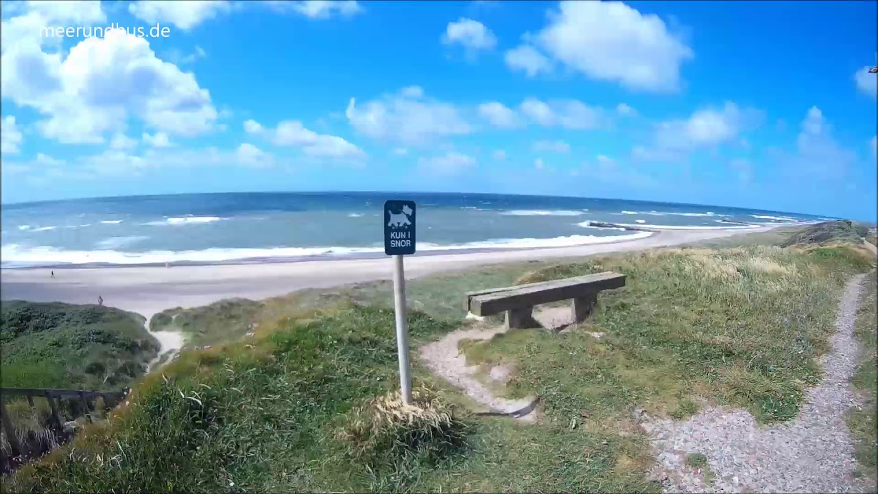 meer und hus - Ferring Dänemark - Steilküste und Strand