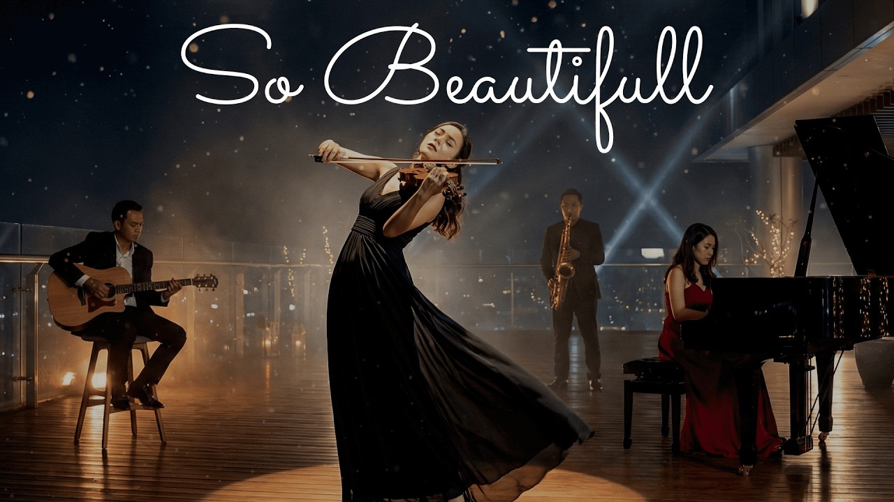 Saxophone, Violin & Piano – Romantic Instrumental Music In Above The Building
