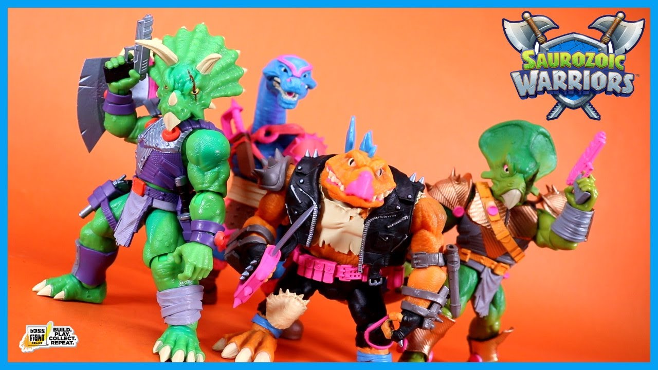 Dinosaur Men! Boss Fight Studio SAUROZOIC WARRIORS WAVE 1 Action Figure Review