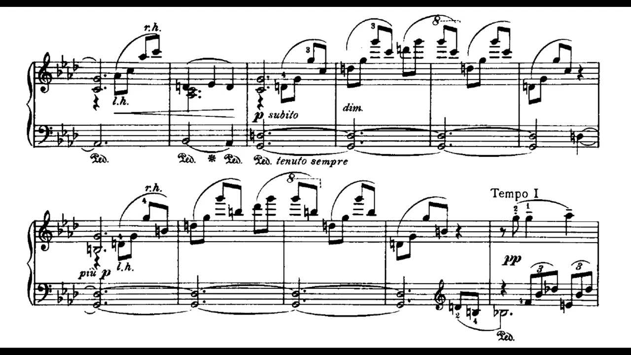 Debussy: Valse Romantique (Score Video)