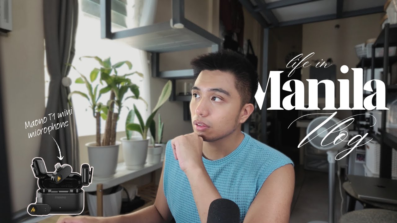 Makati WFH, Mod Coffee, Bebang Halo-Halo and Arcovia City feat. Maono T1 Mini Microphone | vlog
