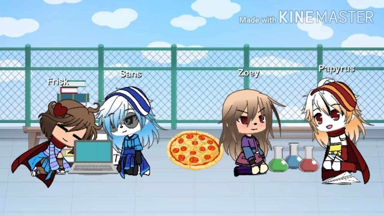 Undertale and Underswap go to school (Gacha life)
