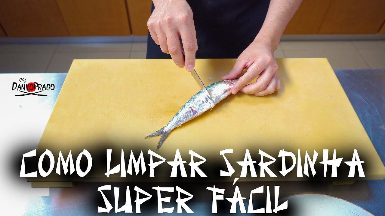 COMO LIMPAR SARDINHA SUPER FÁCIL