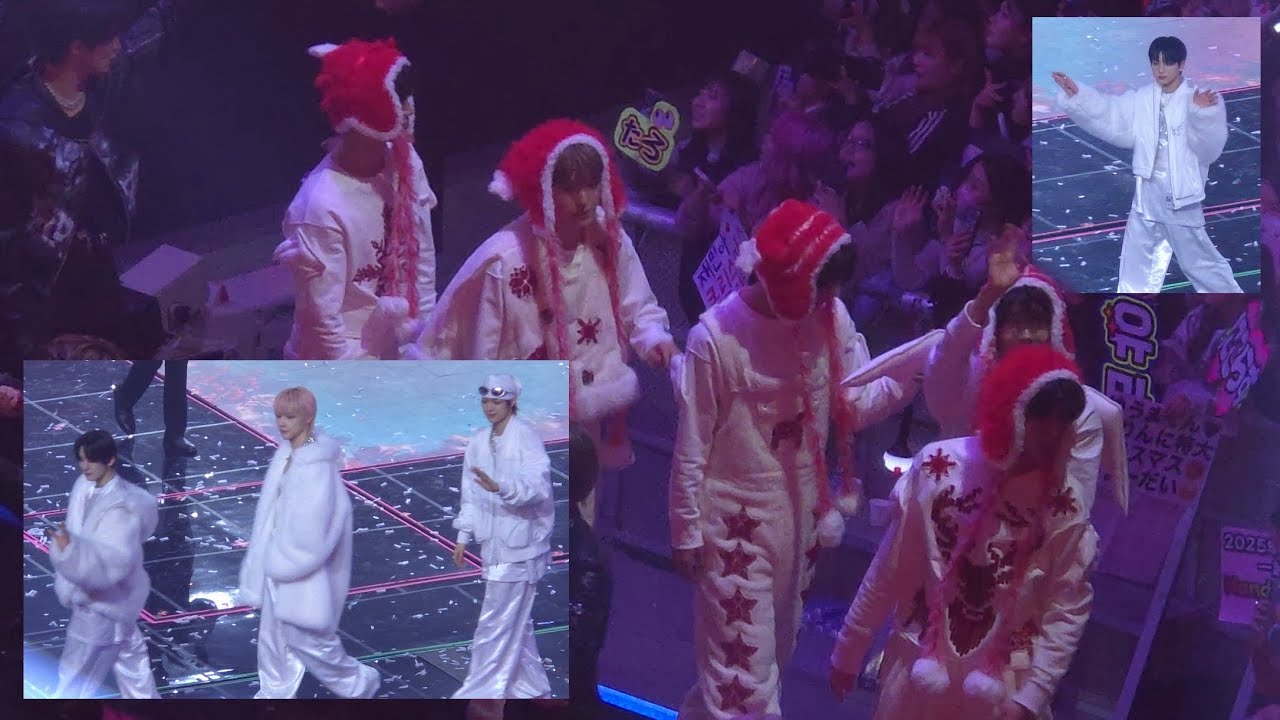 2025 SBS 가요대전 엔딩 엔시티 위시 + 앤팀 직캠 (NCT WISH &team focus Ending fancam)