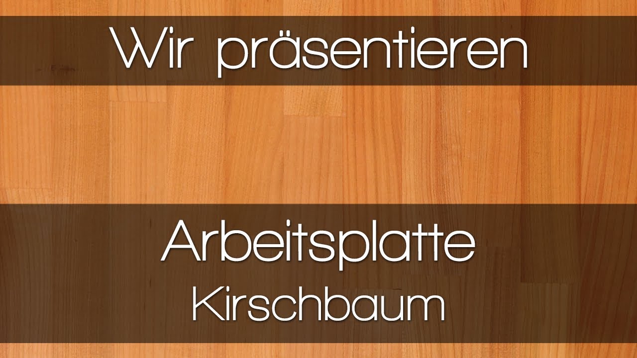 Arbeitsplatte Kirschbaum von Worktop Express