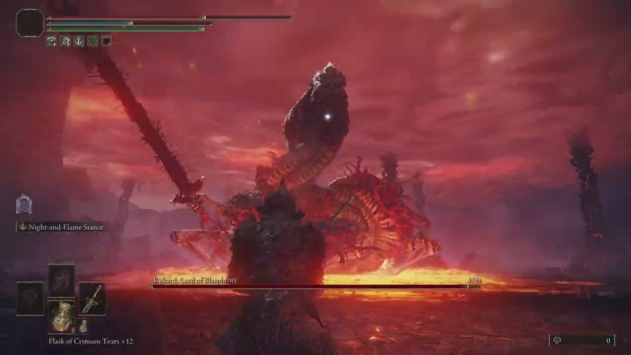 Killing Rykard without Serpent-hunter (no summons)