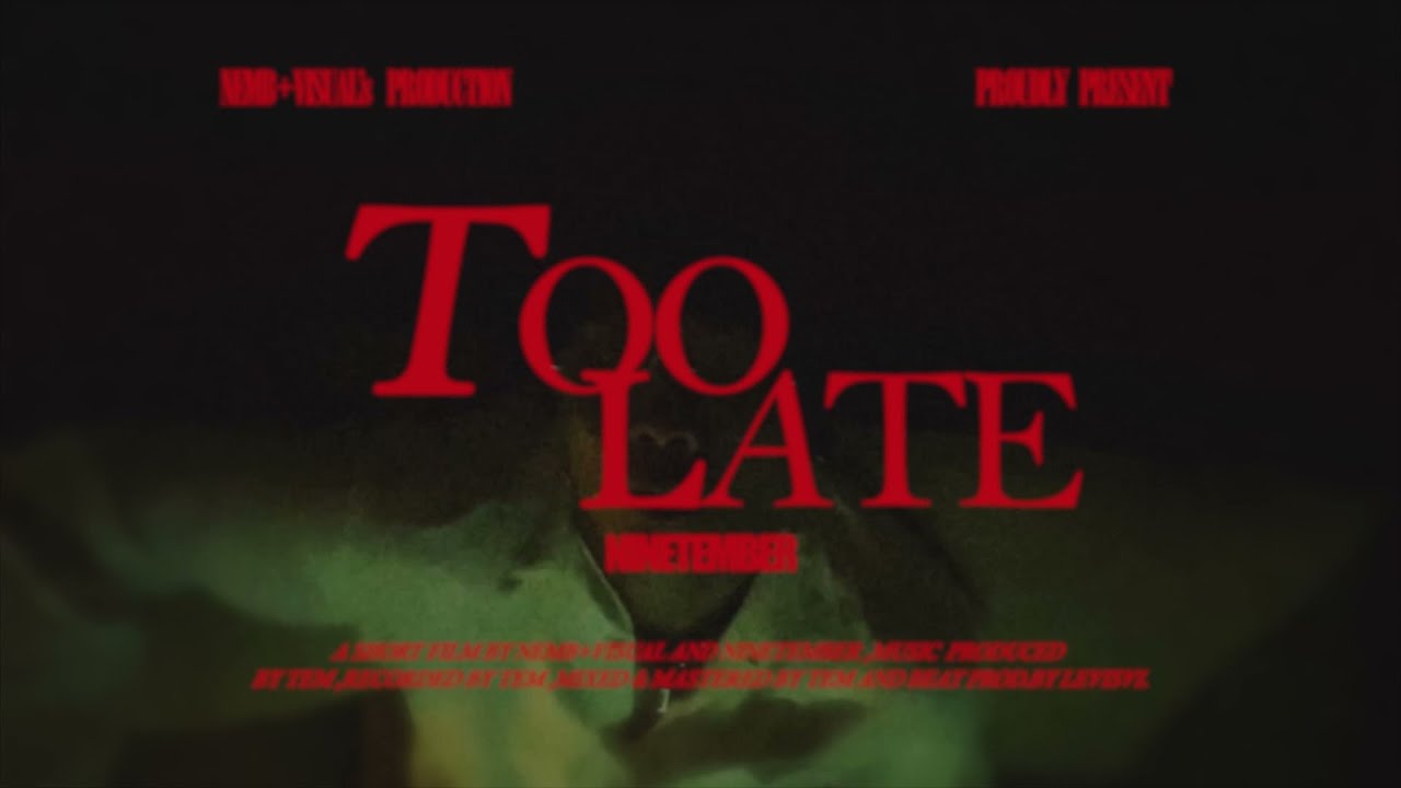 Ninetember - Too Late (Prod.LEVISVI)