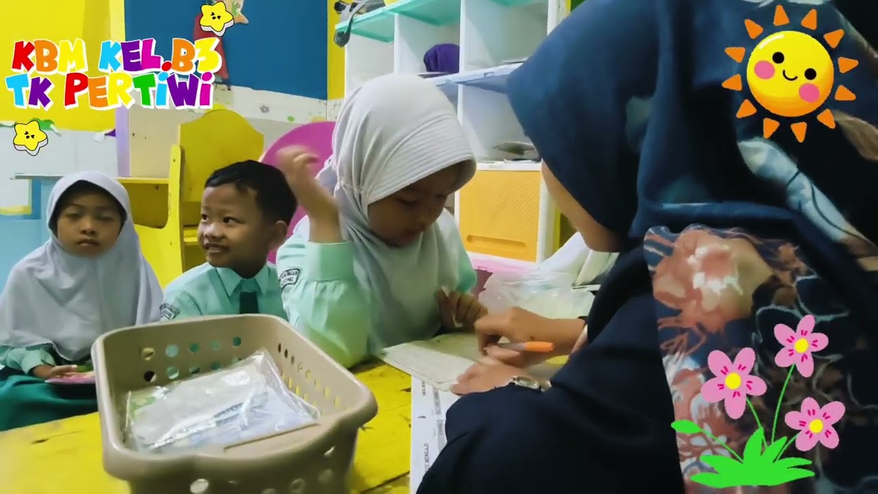 KBM Kelompok B3 PKG Ibu Miftahul Dzanah,S.Pd