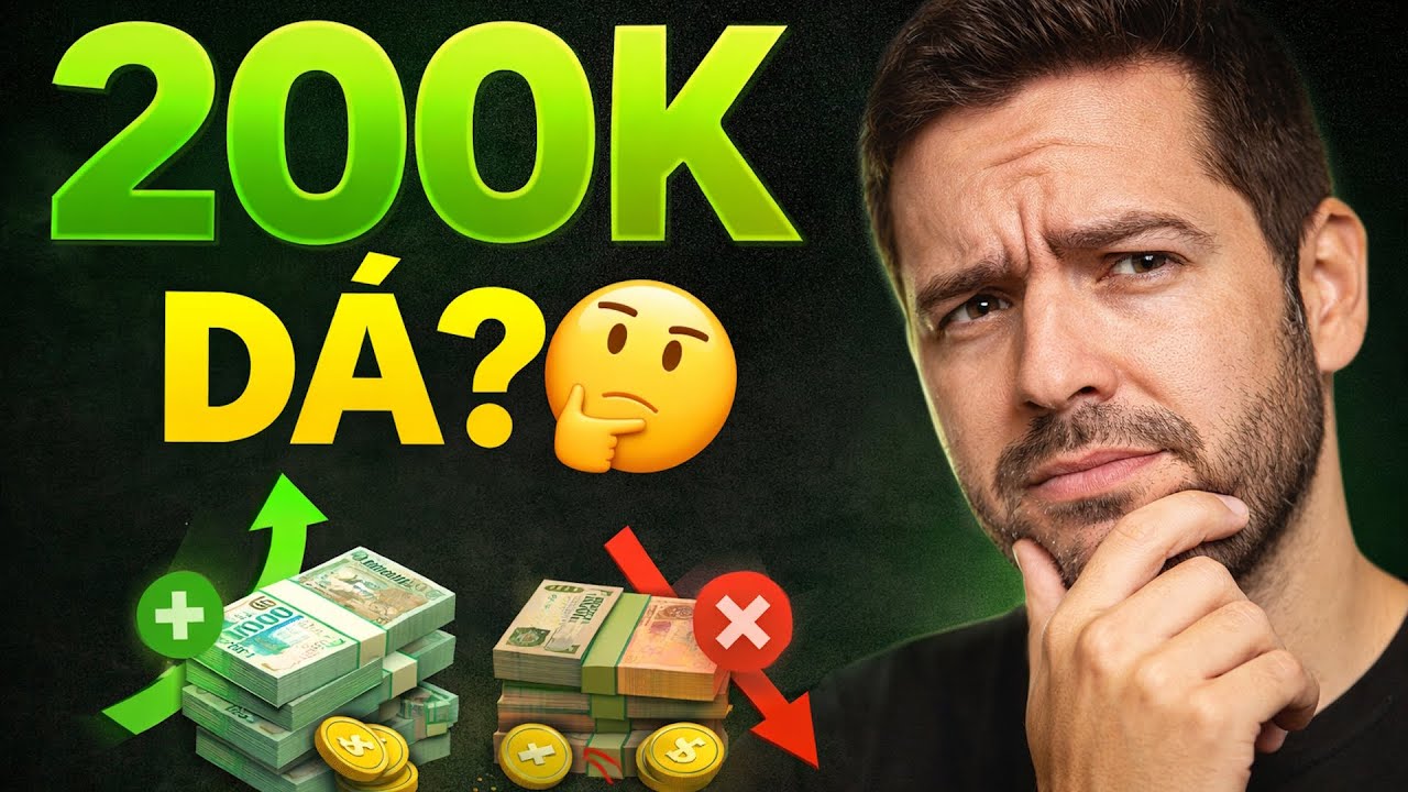 DÁ PRA VIVER DE RENDA COM R$200 MIL INVESTIDOS? (A VERDADE)
