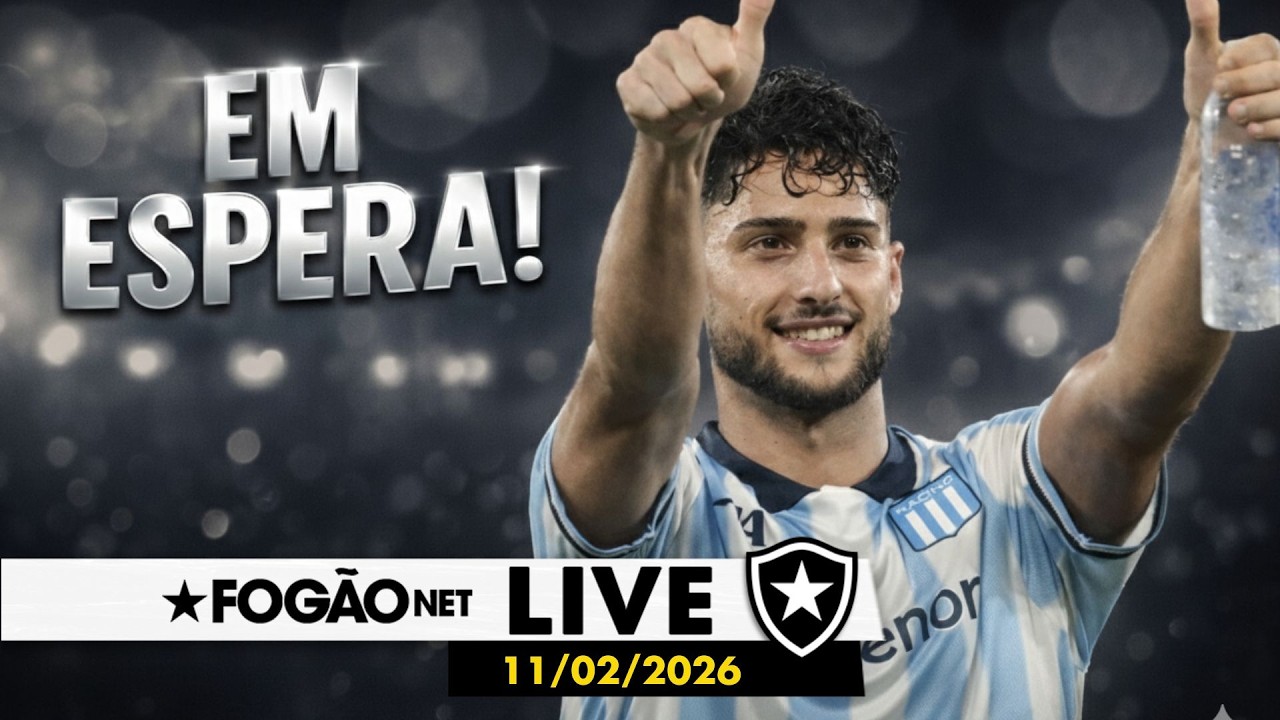 FOGÃONET LIVE: BOTAFOGO SAI DE LEILÃO POR DI CESARE | CLUBE TENTA VOLTANTE TOMÁS PEREZ