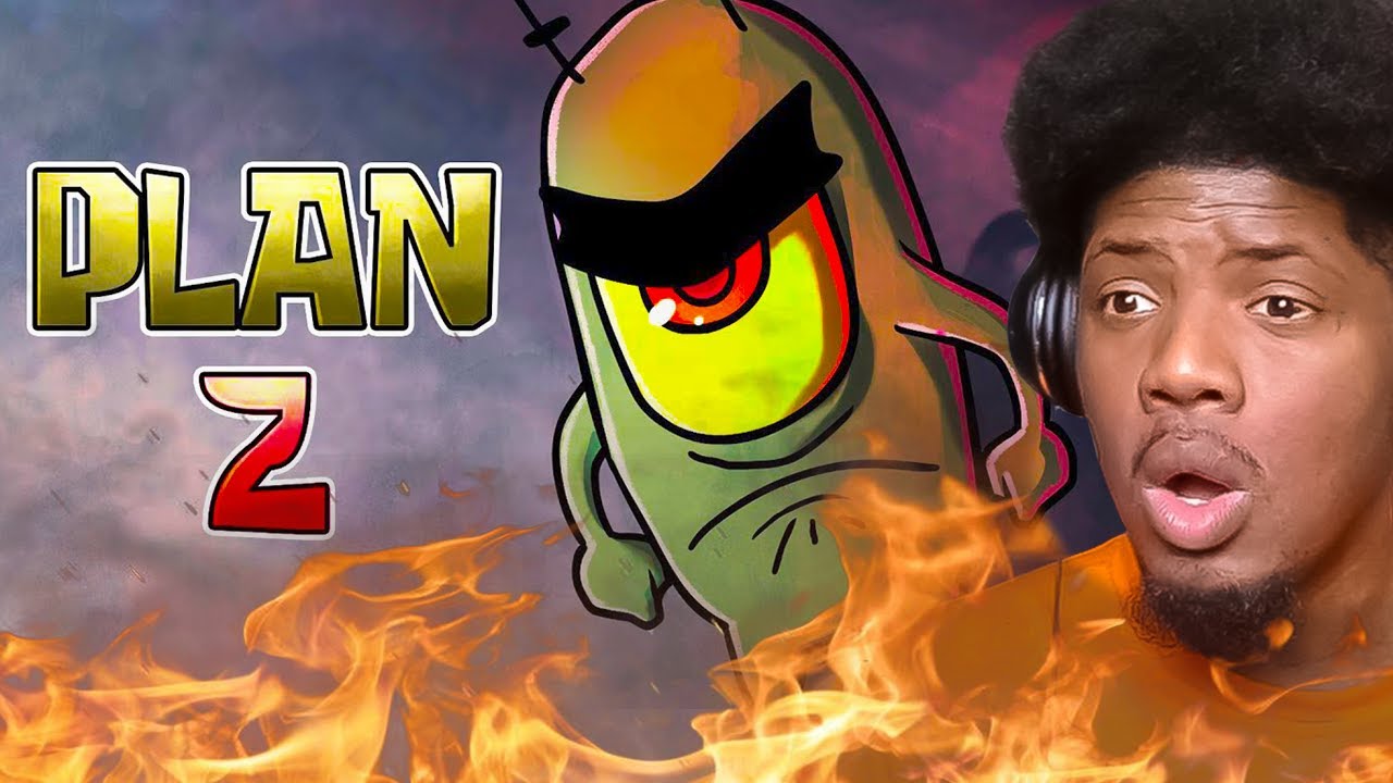 THEY MADE PLAKNTON MAD!! Plan Z [Prod. BoiWhat] Animated Music Video REACTION