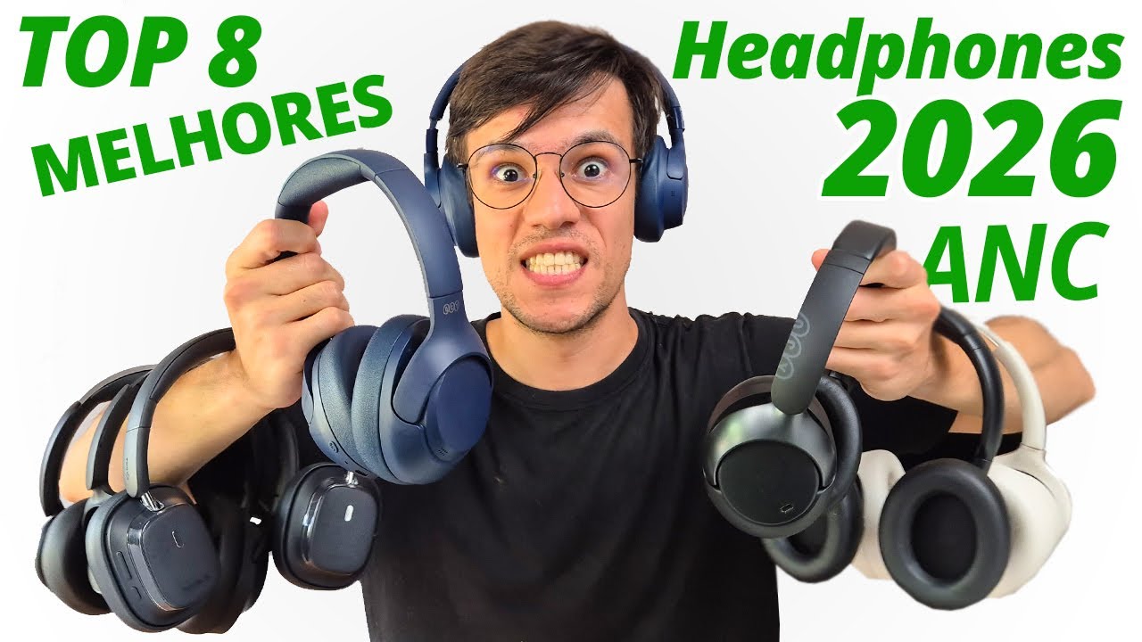 TOP 8 Melhores HEADPHONES BLUETOOTH 2026 - Headphones de Qualidade