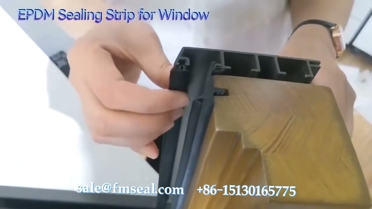 Custom EPDM Window Rubber Sealing Strip Profile Rubber Wedge Door Seal Gasket