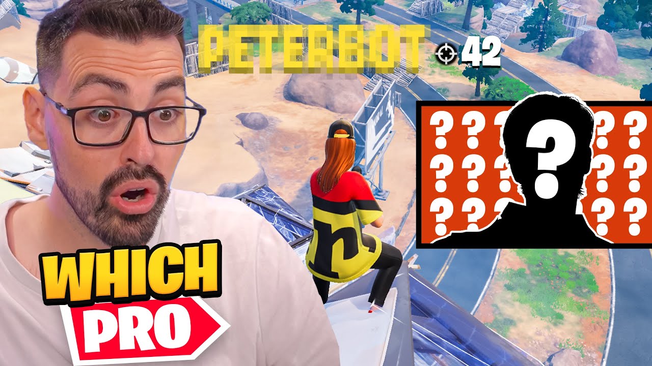 Угадайте, кто из игроков Fortnite является профессиональным игроком, используя ТОЛЬКО игровой про...