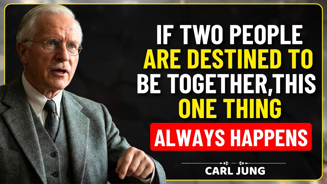 IF TWO PEOPLE ARE DESTINED TO BE TOGETHER, THIS ONE THING ALWAYS HAPPENS | Carl Jung Psychology