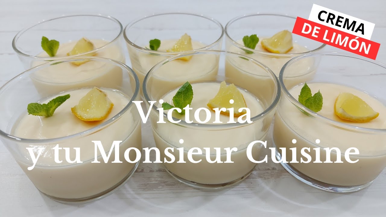 CREMA DE LIMÓN en Monsieur Cuisine y Thermomix