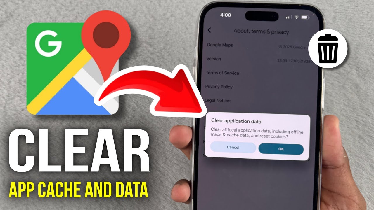 How to Clear Google Maps App Cache and Data - 2025