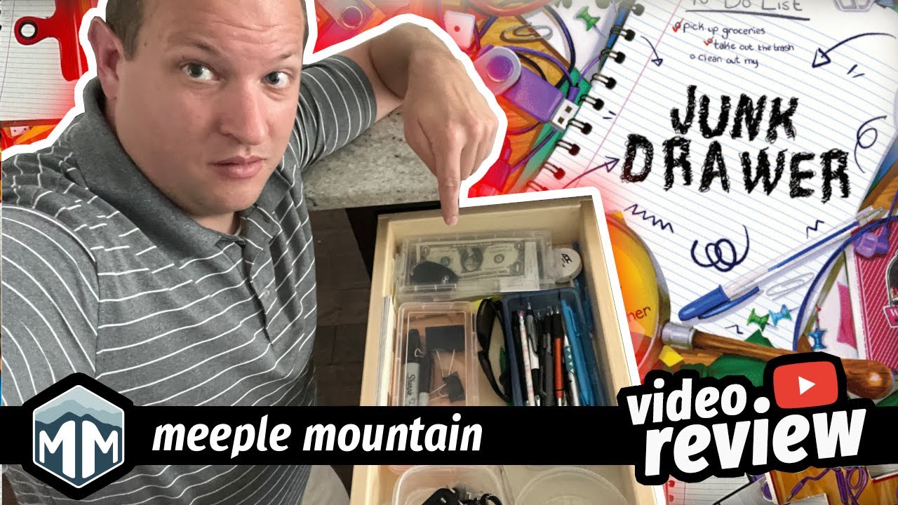 Junk Drawer - Preview & How to Play - Boardgame Brody