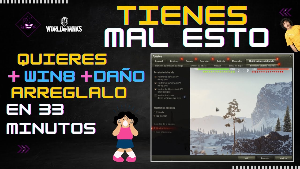 Configuraciones y todo lo que necesitas para World of TANKS