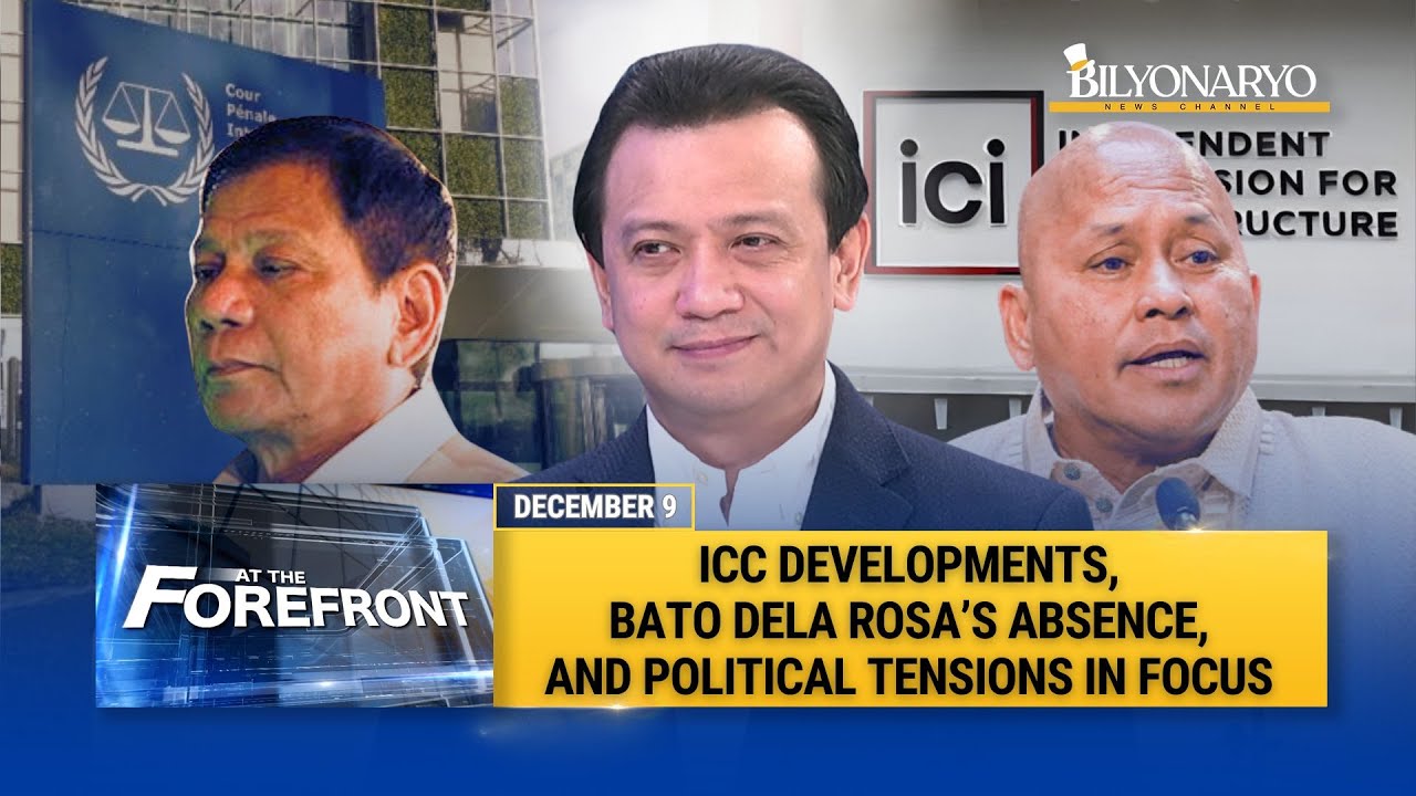 At The Forefront: ICC developments and Growing Political Tensions | Antonio Trillanes