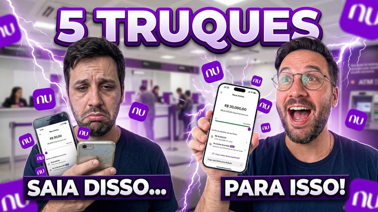 SAIA DO LIMITE ESMOLA! 5 Truques Para Aumentar o Cr&eacute;dito no Nubank em 2026