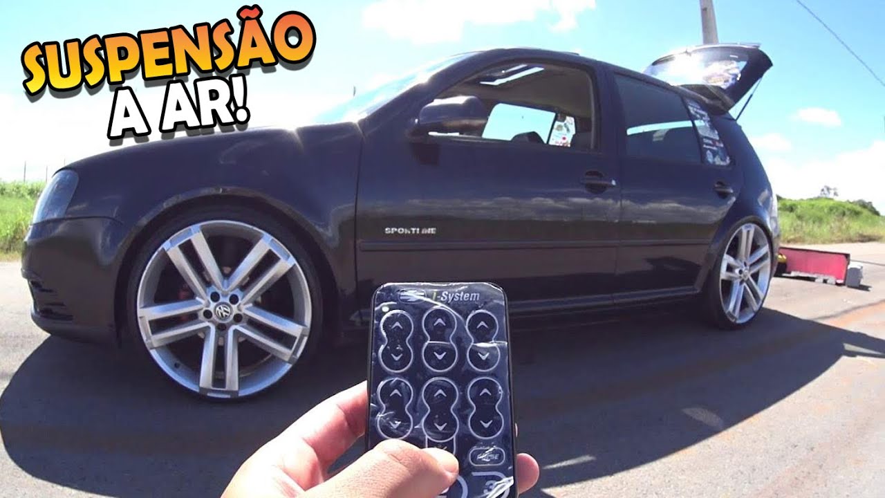 FUNCIONAMENTO DA SUSPENSÃO A AR DO MEU CARRO *TEBÃO SUSPENSÕES* (Igor César)