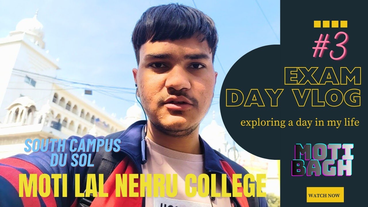  🎓 Exploring DU SOL Life: एग्जाम डे और मोती बाग की सैर! 📚2nd year exam|3rd sem | abu sufiyaan Xplore