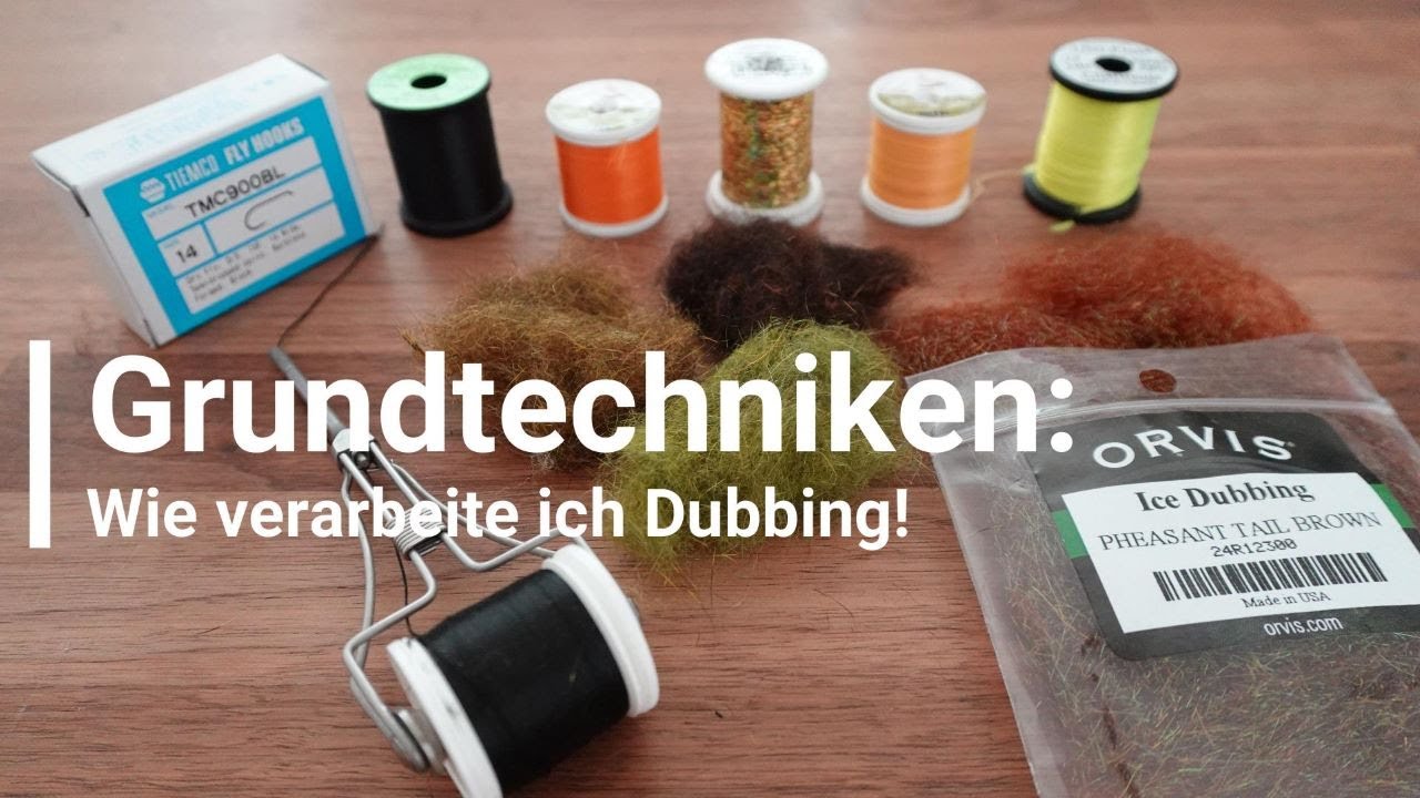 Fliegenbinden für Anfänger! Wie verwende ich Dubbing richtig!