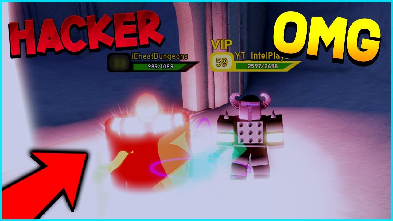 HACKER CARRIES ME | Dungeon Quest