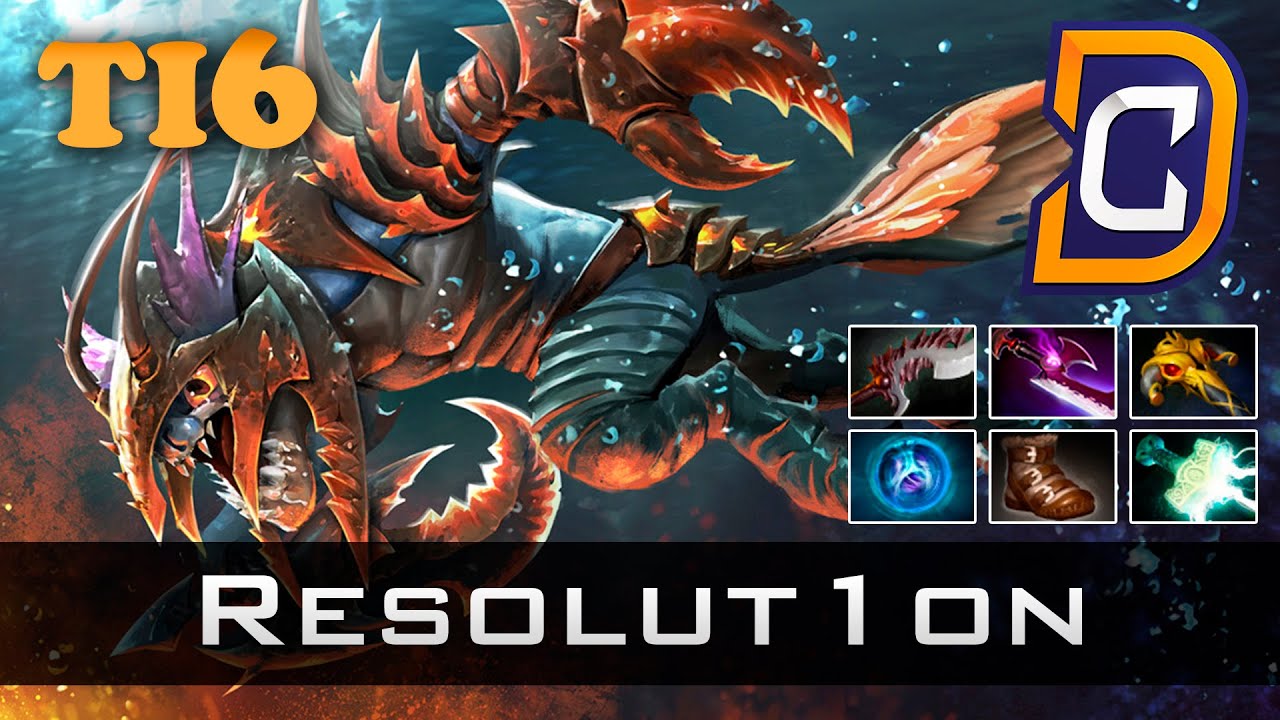 Resolut1on Slark - Fnatic vs DC - TI6 Dota 2