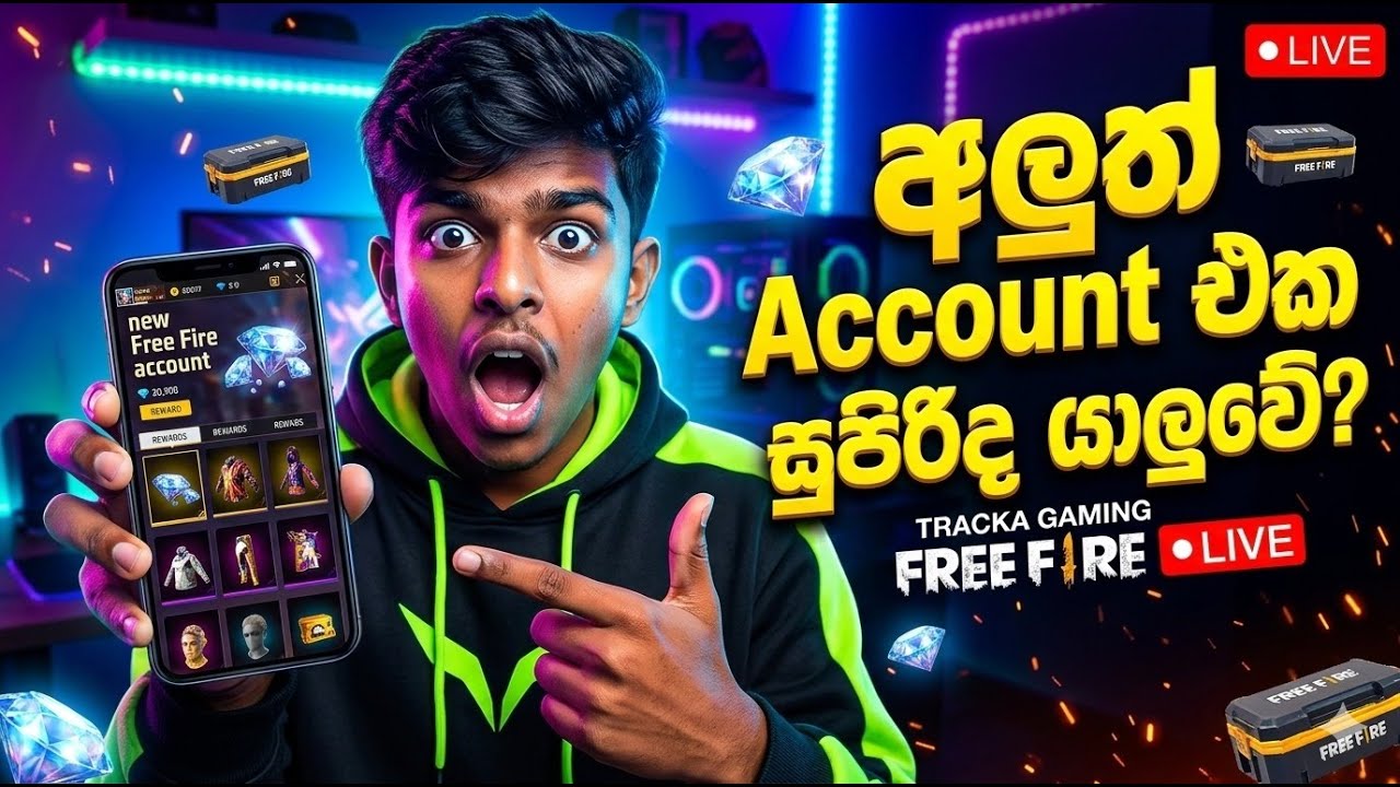 🔴 FREE FIRE LIVE | MY NEW ACCOUNT****