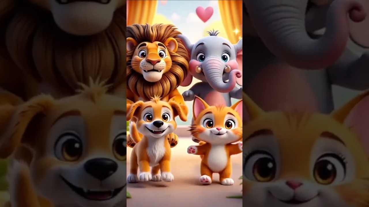 Animal Sounds Song for Kids | Hello Little Animals | Learning Rhymes.Hello Animals Song 