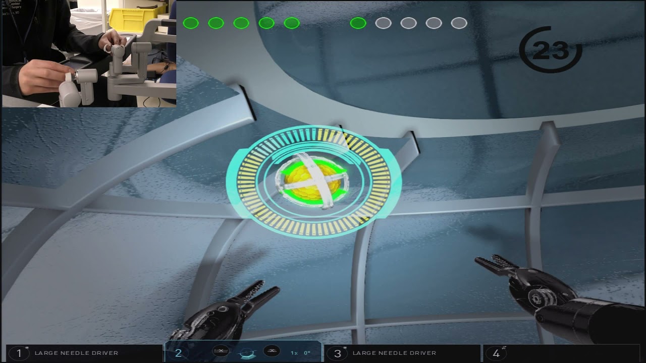 Da Vinci Skills Simulator. Robotic Sim Tips and Tricks: Camera 0