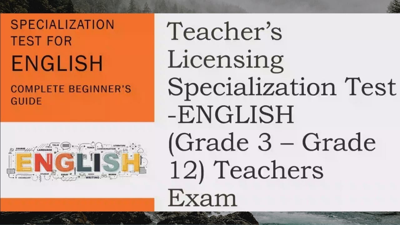 TLS SUBJECT SPECIALIZATION - ENGLISH ,COMPLETE BEGINNER'S GUIDE