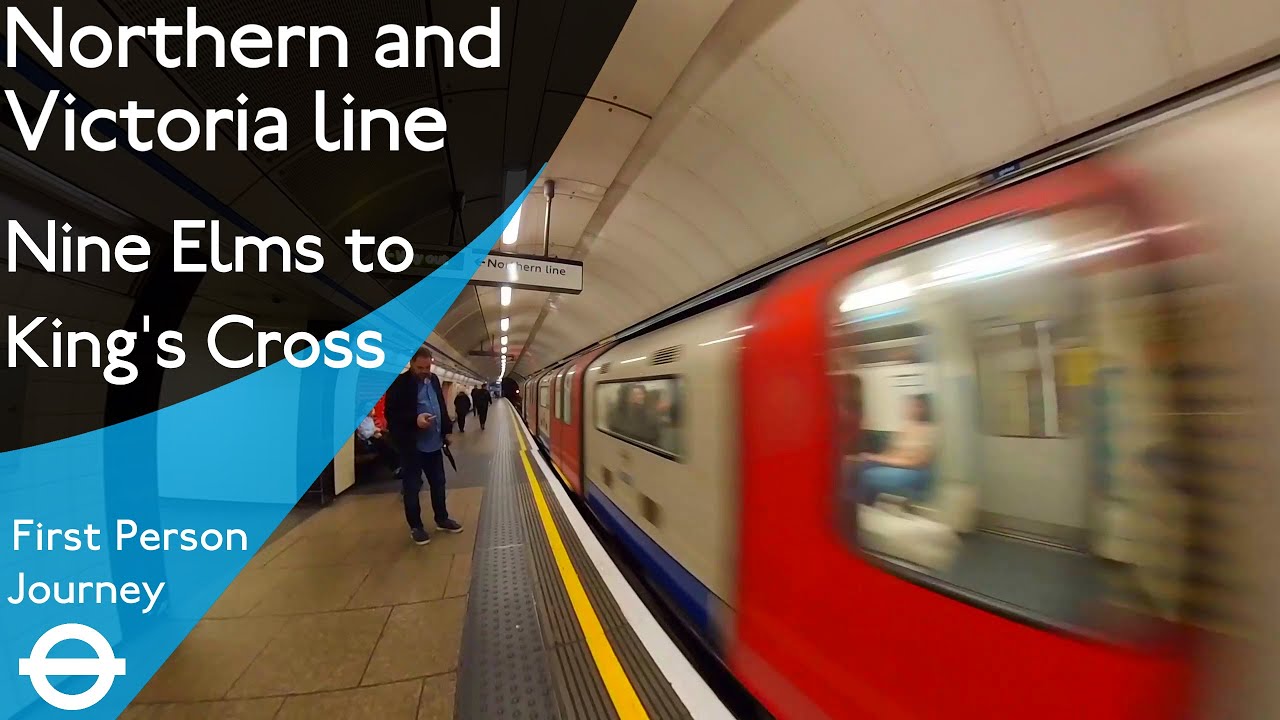 London Underground First Person Journey - Nine Elms to King's Cross via Warren Street