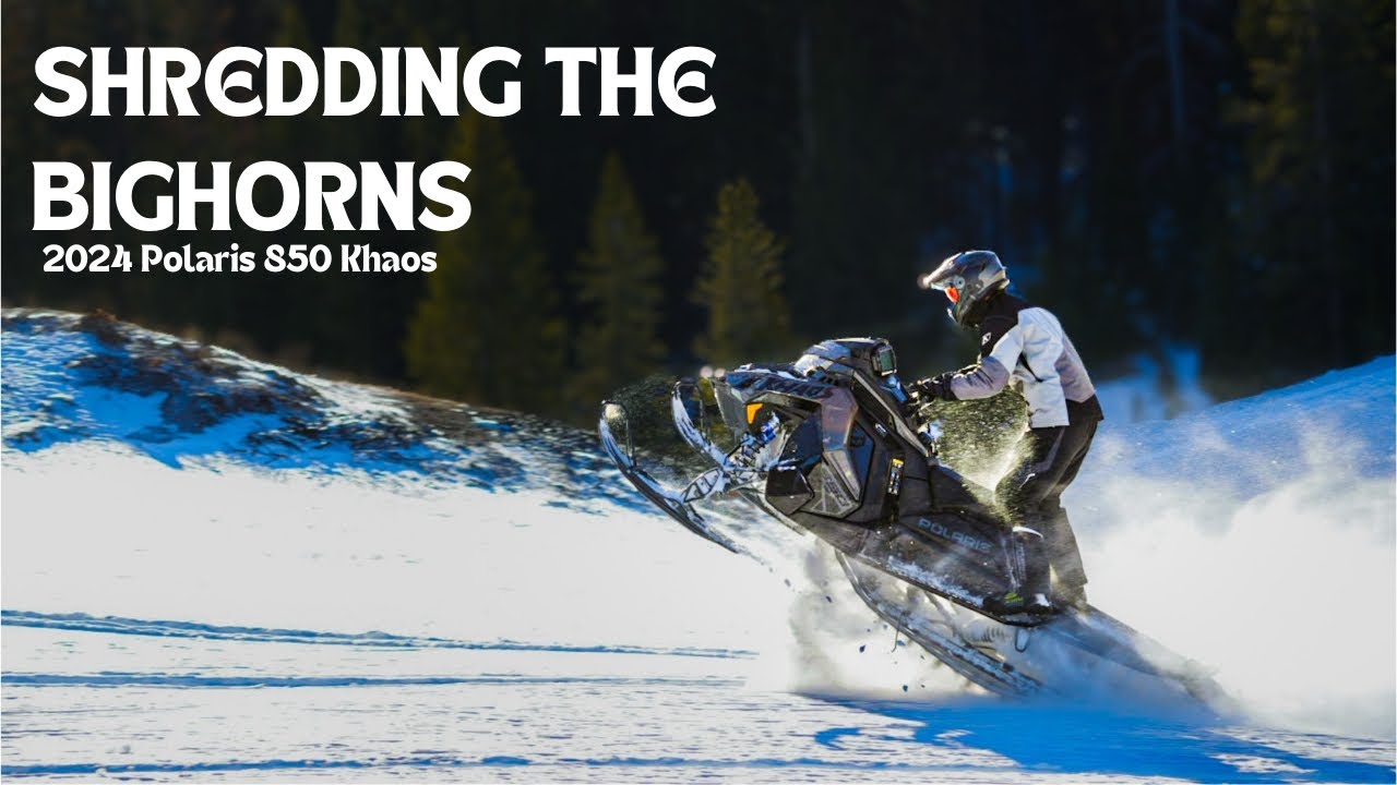 SNOWMOBILING the High Mountains of Wyoming