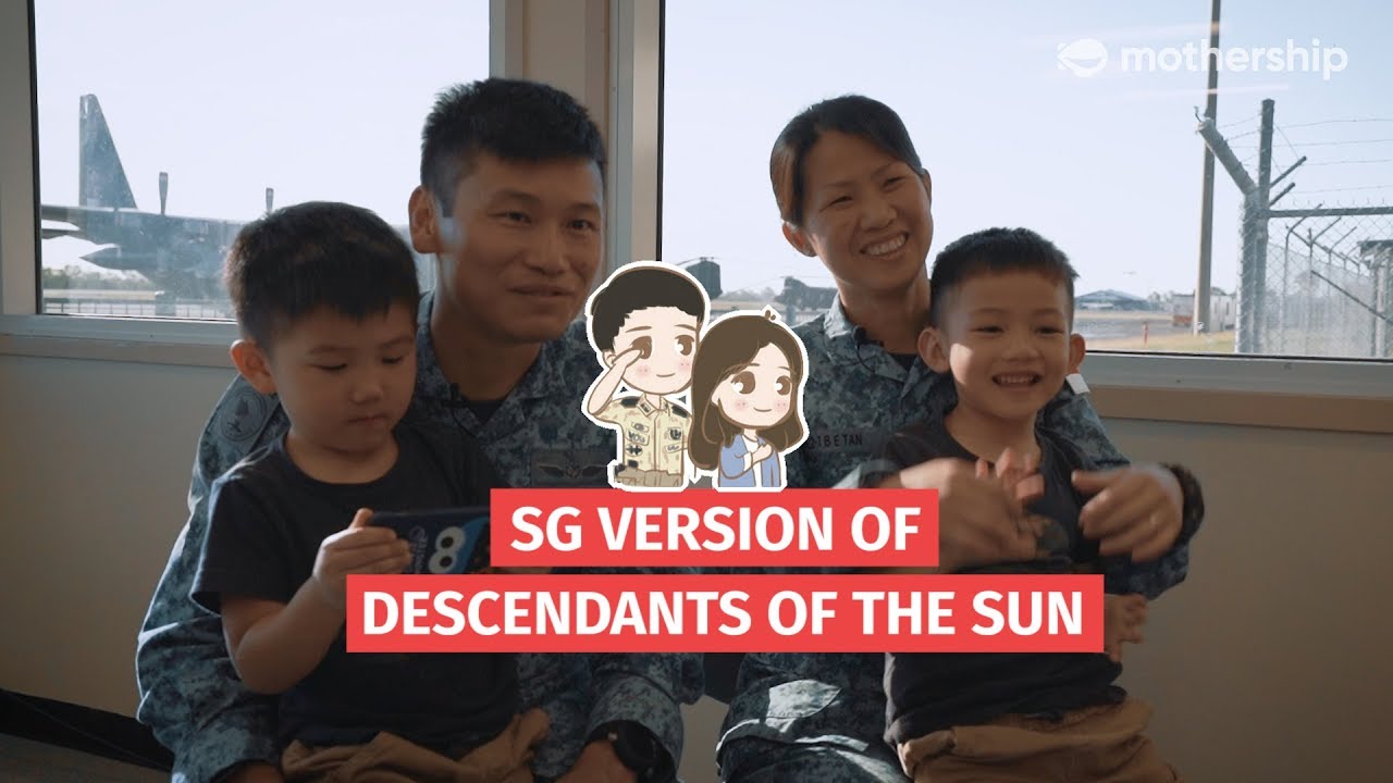 When You're Both in Uniform: Military Couple from Singapore