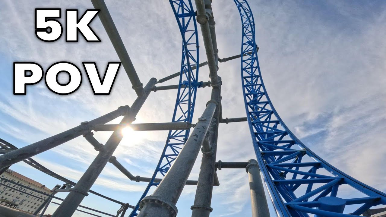 GaleForce Front Row POV [5K] | Playland's Castaway Cove 2025