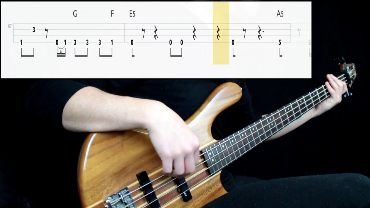 Alien Ant Farm - Smooth Criminal (Bass Cover) (Play Along Tabs In Video)