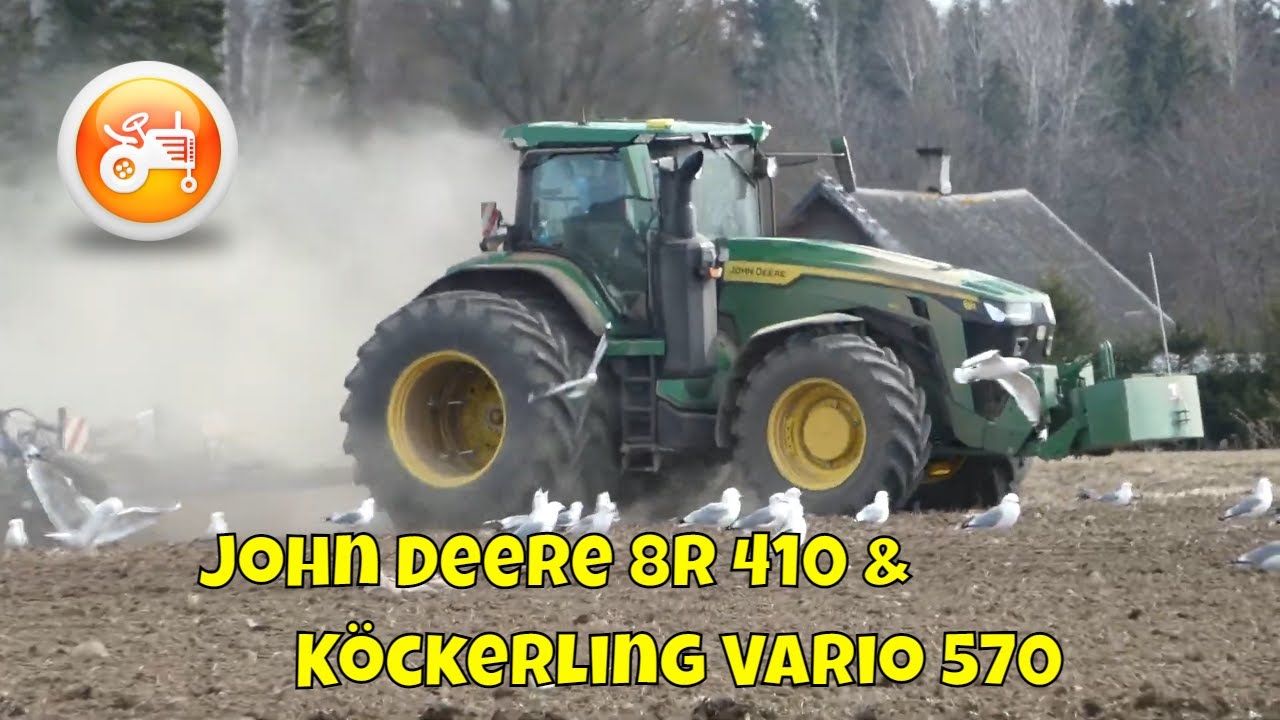 Tillage 2022 | John Deere 8R 410 & Köckerling Vario 570 cultivator