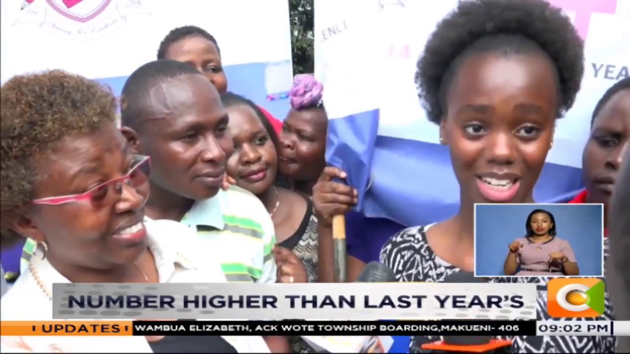 Top KCPE candidates celebrate