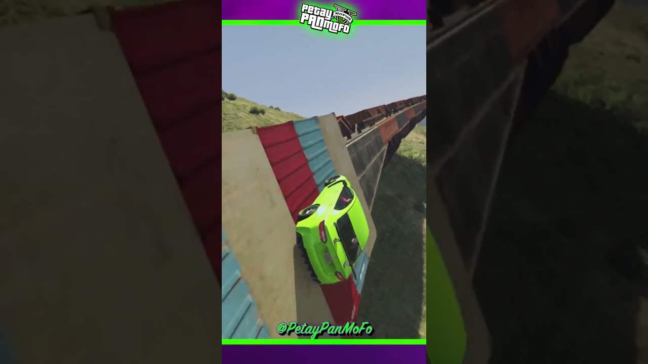 Hard Old School Wallride (GTA Online Custom Stunt Race - PS Link) 🎮