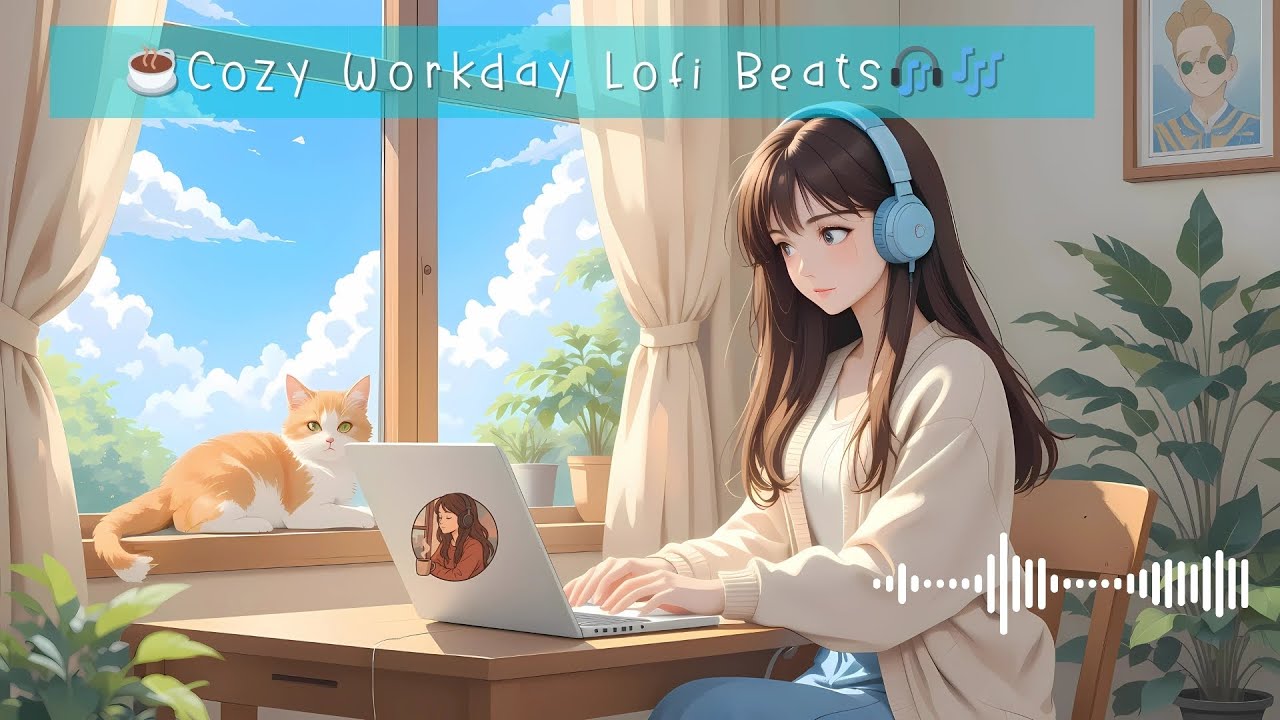 Lofi Beats to Relax Study To - Cozy Workday Focus Music 24/7 ☕🎧